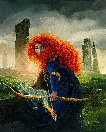 Brave Merida by Jim Salvati