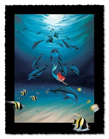 Ariel's Dolphin Playground by Wyland