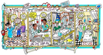 Nurses Have Heart by Charles Fazzino