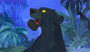 Jungle Cat / Oil on Canvas / 20"w x 11.5h