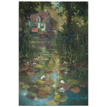 Nestled Along the Pond by James Coleman