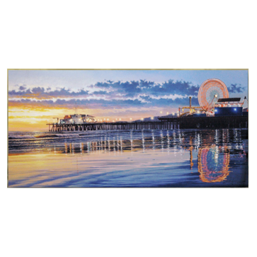 Santa Monica Twilight by Rodel Gonzalez
