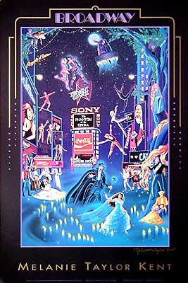 Broadway Poster Hand-Signed by Melanie Taylor Kent