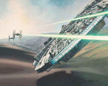Star Wars Minis: Falcon Chase by Rodel Gonzalez