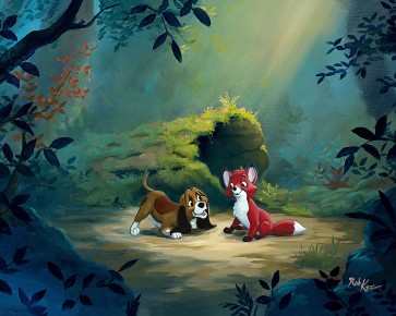 New Found Friend in the Forest by Rob Kaz