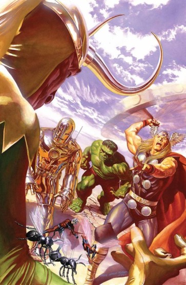 Larger Than Life: Avengers #1 Deluxe Canvas by Alex Ross (Regular)