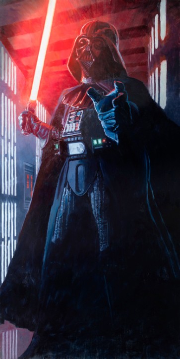 Confronting Vader by Christopher Clark (Canvas)