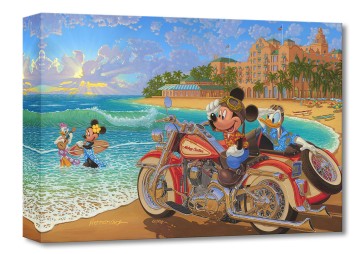 Treasures on Canvas: Where the Road Meets the Sea by Manuel Hernandez