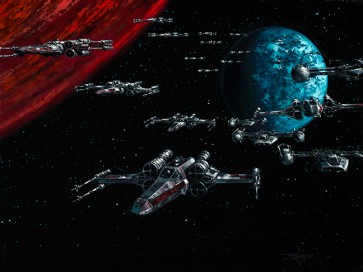 Battle of Yavin by Rodel Gonzalez