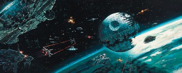 Death Star Final Battle by Rodel Gonzalez