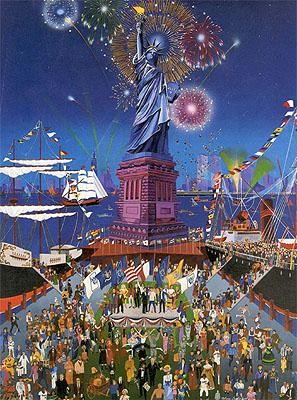Statue of Liberty Centennial by Melanie Taylor Kent