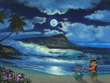 Hula Moon by Walfrido Garcia