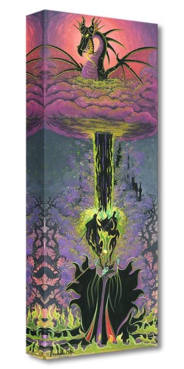 Treasures on Canvas: Maleficent's Transformation by Michelle St. Laurent