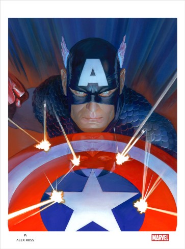 Visions: Captain America by Alex Ross (Lithograph)
