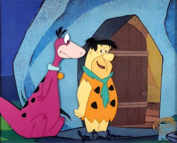 Dino in Stay Out OPC: Dino and Fred at Doorway (15751)