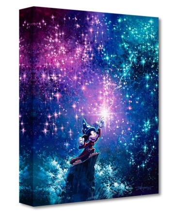 Treasures on Canvas: Sorcerer Mickey by Rodel Gonzalez
