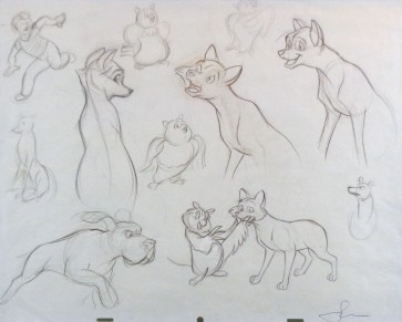 Disney: The Fox and the Hound Double-Sided Drawing