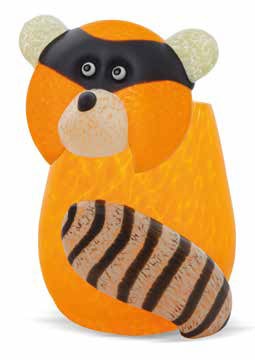 Borowski Bandito Small Orange Vase (24-15-01) 
