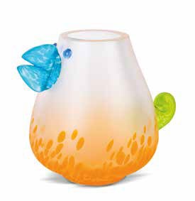 Borowski Chico Blue Beak Vase (24-15-22) 