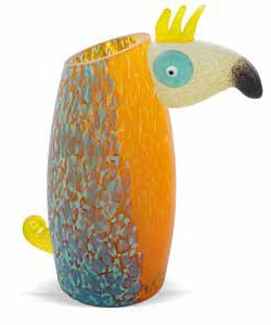 Borowski Loro Orange Vase (24-04-81) 