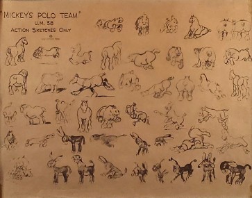 Disney Publication Model Sheet: Mickey's Polo Team