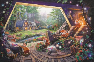 Snow White and the Seven Dwarfs by Thomas Kinkade Studios
