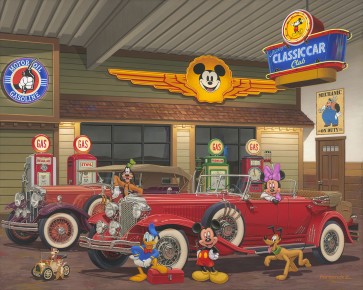 Mickey's Classic Car Club by Manuel Hernandez