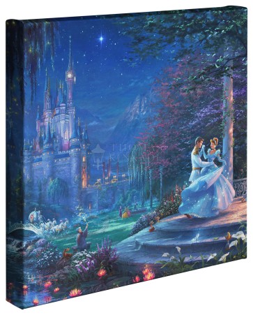 Kinkade Disney Minis: Cinderella Dancing In The Starlight