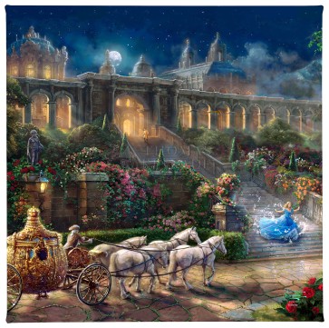 Kinkade Disney Minis: Cinderella II - Clock Strikes Midnight