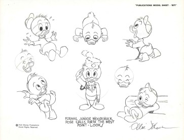Disney Publication Model Sheet: Junior Woodchuck