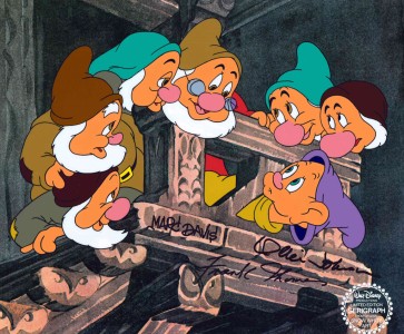 Seven Dwarfs on Staircase (Marc Davis / Ollie Johnston / Frank Thomas)