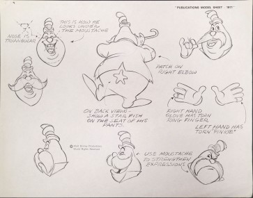 Disney Publication Model Sheet: The Walrus II