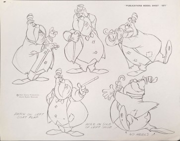 Disney Publication Model Sheet: The Walrus III