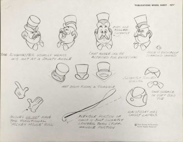 Disney Publication Model Sheet: The Ring-Master III (Dumbo)