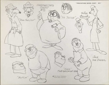 Disney Publication Model Sheet: The Supporting Cast #3