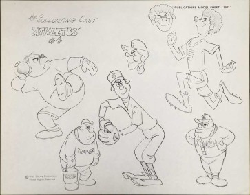 Disney Publication Model Sheet: The Supporting Cast #4