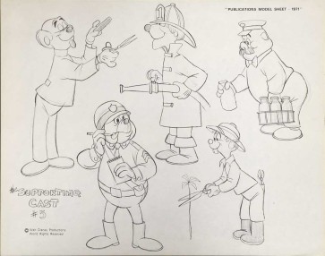 Disney Publication Model Sheet: The Supporting Cast #5