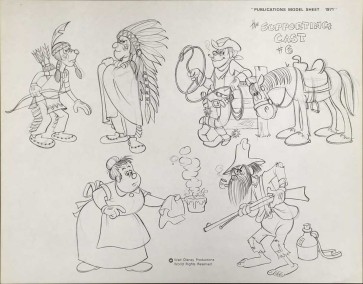 Disney Publication Model Sheet: The Supporting Cast #6