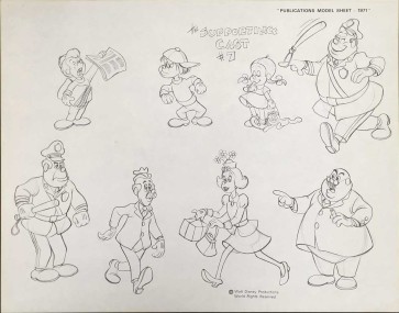 Disney Publication Model Sheet: The Supporting Cast #7