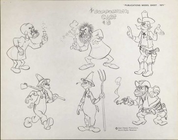 Disney Publication Model Sheet: The Supporting Cast #8