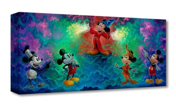 Treasures on Canvas: Mickey's Colorful History by Jared Franco