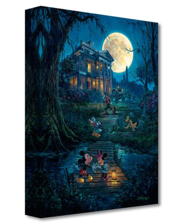 Treasures on Canvas: A Haunting Moon Rises by Rodel Gonzalez