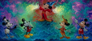 Mickey's Colorful History by Jared Franco