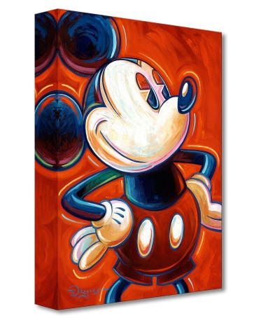 Treasures on Canvas: Modern Mickey Red by Tim Rogerson