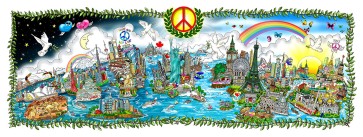 A Prayer for Peace by Charles Fazzino