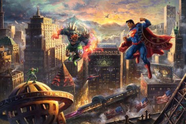 Superman: Man Of Steel by Thomas Kinkade Studios