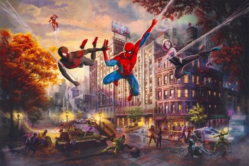 Spider-Man And Friends: The Ultimate Alliance by Thomas Kinkade Studios