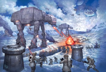 The Battle Of Hoth by Thomas Kinkade Studios