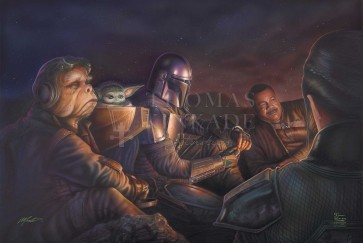 The Mandalorian - An Uneasy Alliance by Thomas Kinkade Studios