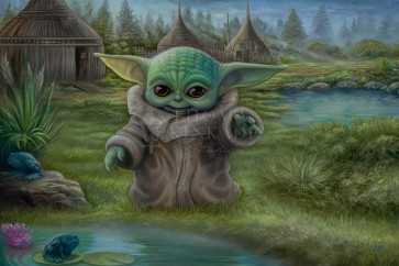 The Mandalorian - Child's Play by Thomas Kinkade Studios